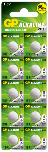 Alkalin düğme pil GP189 LR-1130/ 1 adet/1.55V GP için 10 adet/paket fiyatı