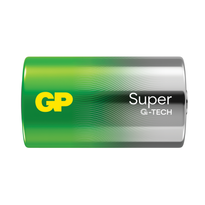 GP Alkaline battery SUPER LR20 / 2 pcs. pack shrink / 1.5V GP