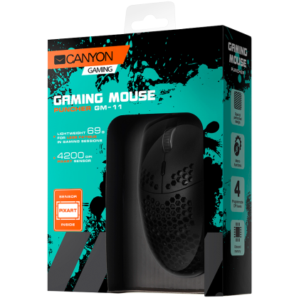 CANYON mouse Puncher GM-11 RGB 7buttons Wired Black
