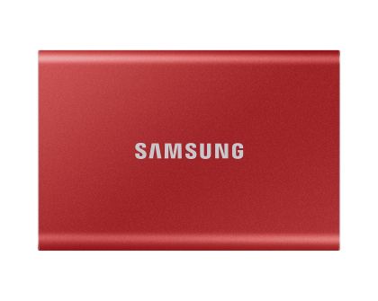 Външен SSD Samsung T7 Indigo Red SSD 500GB, USB-C