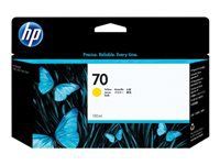 HP 70 original Ink cartridge C9454A yellow standard capacity 130ml 1-pack with Vivera Ink cartridge