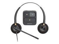 HP Poly EncorePro 520 EncorePro 500 series headset on-ear wired active noise canceling Quick Disconnect black UC certified