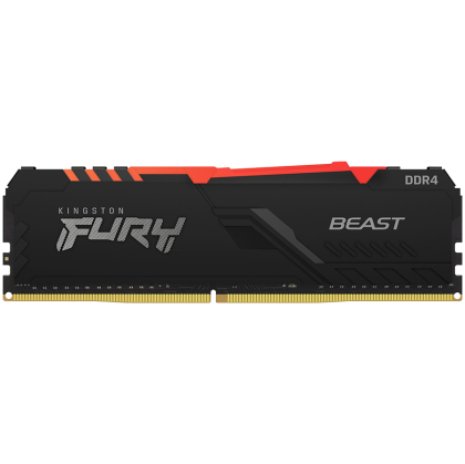 Kingston 16GB 3200MT/s DDR4 CL16 DIMM FURY Beast RGB, EAN: 740617337518