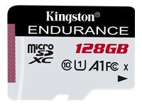 Kingston 128GB microSDXC Endurance 95R/45W C10 A1 UHS-I Card Only, EAN: 740617290141