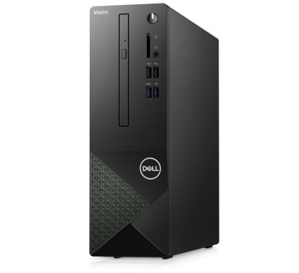 Настолен компютър Dell Vostro 3710 SFF, Intel Corei3-12100 (12M Cache, up to 4.3GHz), 8GB, 8Gx1, DDR4, 3200MHz, 256GB M.2 PCIe NVMe, DVD+/-RW, Intel UHD Graphics 770 , 802.11ac, BT, Keyboard&Mouse, Ubuntu, 3Y BO