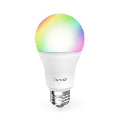 HAMA Димираща смарт крушка RGBW WiFi-LED, E27, 9W, Matter, 176640