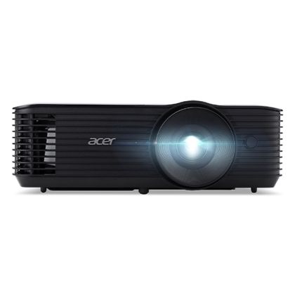 Мултимедиен проектор Acer Projector X1128i, DLP, SVGA (800 x 600), 4500 ANSI Lm, 20 000:1, 3D, Auto keystone, included wifi dongle, 24/7 operation, Wifi, HDMI, VGA in, RCA, RS232, 3W Speaker, 2.7kg, Black+Acer T82-W01MW 82.5"+Acer Wireless Slim Mouse M502