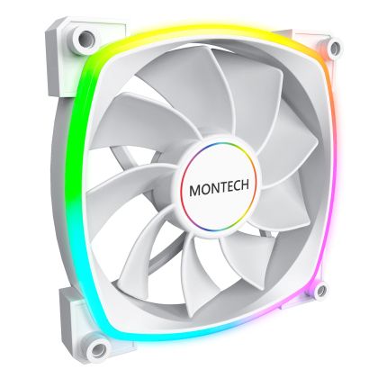 Montech вентилатор RX140 PWM, REVERSE Fan, 140mm, ARGB, White