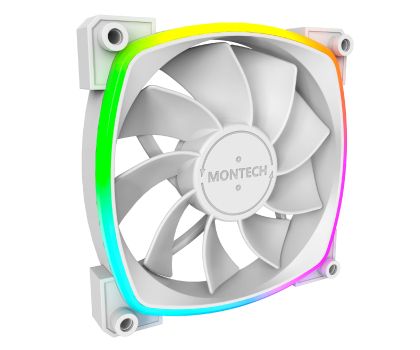 Montech вентилатор RX120 PWM, REVERSE Fan, 120mm, ARGB, White