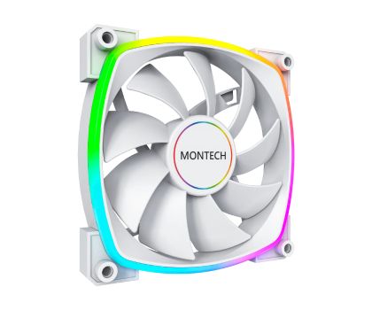 Montech вентилатор AX140 PWM, Fan 140mm, ARGB, White