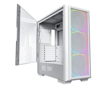 Montech SKY TWO GX, Mid-tower Case, TG, 3x140mm ARGB Fans, White