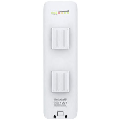 UBIQUITI airMAX NanoStation M2; 2.4 GHz frequency band; Plug-and-play integration with airMAX antennas.