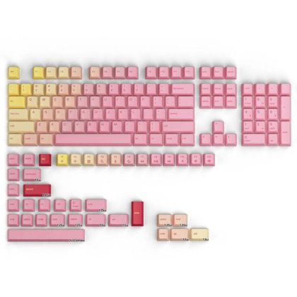 Капачки за механична клавиатура Glorious GPBT Keycaps - Pink Grapefruit
