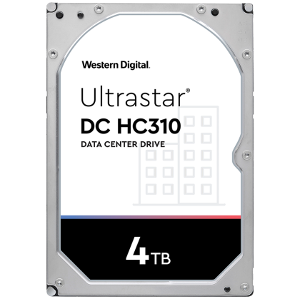 Western Digital Ultrastar DC HDD Server HC310 (3.5'', 4TB, 256MB, 7200 RPM, SATA 6Gb/s, 512N SE), SKU: 0B35950