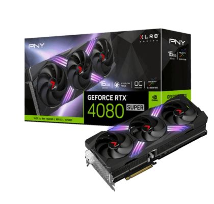 Video card PNY GeForce RTX 4080 Super 16GB GDDR6X XLR8 Gaming VERTO Triple Fan OC