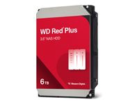 HDD NAS WD Red Plus (3.5'', 6TB, 256MB, 5400 RPM, SATA 6 Gb/s)