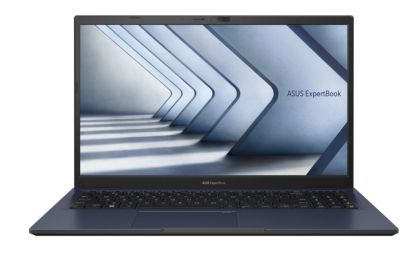 Laptop Asus ExpertBook B1 B1502CVA-BQ2365, Intel Core I5-1335U, 15.6" FHD IPS(1920x1080), Intel Iris Xe Graphics, 16GB DDR4 on BD. (1 slot free), 512GB M.2 NVMe, VGA, HDMI, RJ45, NO OS, Black