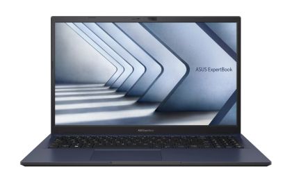 Laptop Asus ExpertBook Essential Intel B1502CVA-BQ2266X, I7-1355U, 15.6" FHD IPS(1920x1080), Intel Iris Xe Graphics, DDR4 16GB ( 16GB DDR4 on board ). (1 slot free), 512GB M.2 NVMe,VGA,HDMI ,RJ45,Windows 11 Pro,Backpack,Black