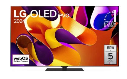 Телевизор LG OLED65G43LS, 65" UHD OLED evo, 4K (3840x2160), DVB-C/T2/S2, Full Cinema Screnn, Alpha 11 AI 4K Gen7, 144Hz, ThinQ AI, HDR10, VRR, NVIDIA G-SYNC, AMD FreeSync, Dolby Vision, Dolby Atmos, Wi-Fi, Bluetooth, HDMI, USB, Airplay 2, Multi View, Mete