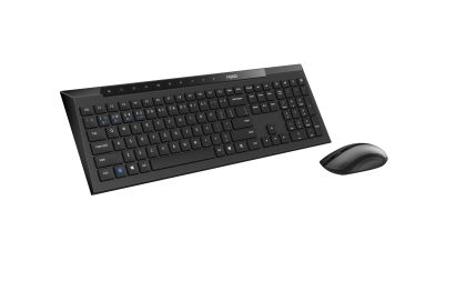 Wireless Keyboard Set RAPOO 8210M, Multi mode, Black