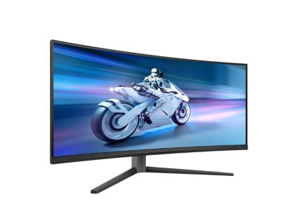 Монитор Philips 34M2C6500, 34" Curved 1800R QD-OLED, 3440x1440@175Hz, 0.03ms GtG, 1000 nit, 1 000 000:1, Mega Infinity DCR, Adaptive Sync, FlickerFree, LowBlue Mode, Tilt, Height Adjust, Swivel, 2xHDMI, DP, USB hub