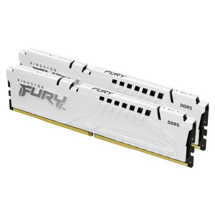 Memory Kingston FURY Beast White 32GB (2x16GB) DDR5 6000MHz CL36 KF560C36BWE2K2-32