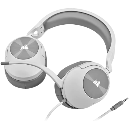 Corsair HS55 Stereo Headset, White, EAN:0840006643661