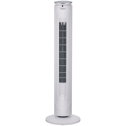 Tower fan, Built-in aromatherapy, Smart Program for Daily/Night Comfort with intelligent wind level control, Slim design, 3 Wind modes simulating natural/slumberous/normal wind, Touch panel control, 9h programmed timer, 5 speeds, Remote control