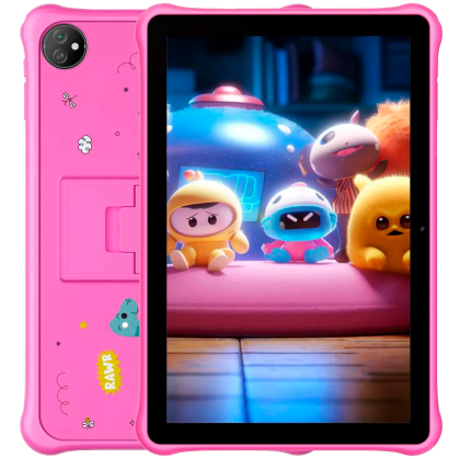 Blackview Tab 30 Kids 2GB/64GB, 10.1-inch HD+ 800x1280 IPS, Quad-core, 2MP Front/5MP Back Camera, Battery 5100mAh, Type-C, WiFi 6, Android 13, SD card slot, Pink