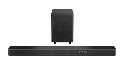 Sistem audio Hisense AX3125H 3.1.2Ch Sound Bar cu subwoofer wireless, 440W, Dolby Atmos, Bluetooth 5.3, 4K HDMI Pass Through, DTS:X, HDMI/AUX/ARC/Optic/USB, 7 moduri de egalizare