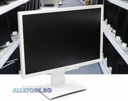 Fujitsu B22W-6 LED, 22" 1680x1050 WSXGA+16:10 Stereo Speakers + USB Hub, White, Grade A