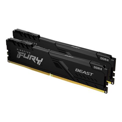 Memory Kingston FURY Beast Black 32GB(2x16GB) DDR4 3200MHz KF432C16BB1K2/32