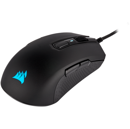 Corsair M55 RGB PRO Ambidextrous Multi-Grip Gaming Mouse, Black, Backlit RGB LED, 12400 DPI, Optical (EU version), EAN:0840006607762