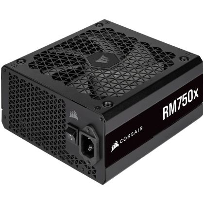 Corsair RMx Series (2021), RM750x, 750 Watt, GOLD, Fully Modular Power Supply, EU Version, EAN:0840006603641