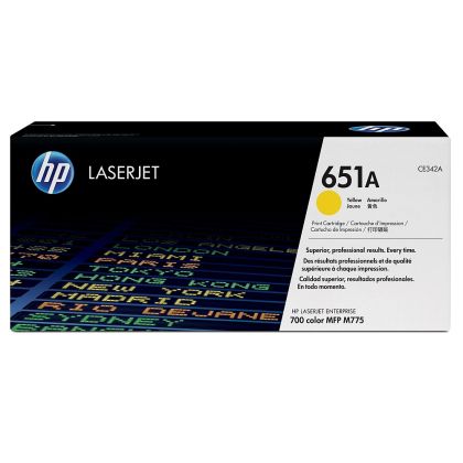 Консуматив HP 651A Yellow LaserJet Toner Cartridge