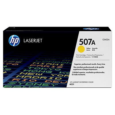 Консуматив HP 507A Yellow LaserJet Toner Cartridge