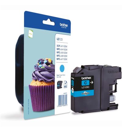 Консуматив Brother LC-123 Cyan Ink Cartridge for MFC-J4510DW