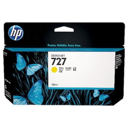 HP 727 original Ink cartridge B3P21A yellow standard capacity 130ml 1-pack