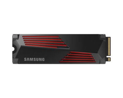 Твърд диск Samsung SSD 990 PRO 1TB Heatsink PCIe 4.0 NVMe 2.0 M.2 V-NAND 3-bit MLC, 256-bit Encryption, Read 7450 MB/s Write 6900 MB/s