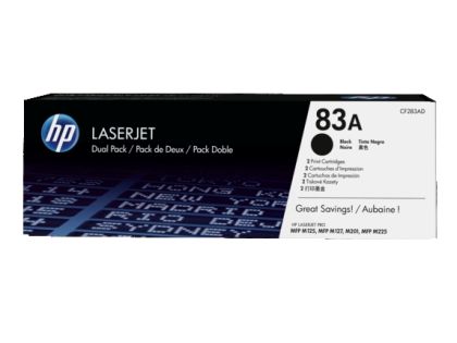 Консуматив HP 83A 2-pack Black Original LaserJet Toner Cartridge (CF283AD)