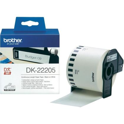 BROTHER P-Touch DK-22205 continuous length paper 62mm x 30.48m