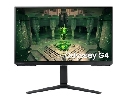 Монитор Samsung 27BG400 27" Odyssey G4, IPS, 240 Hz, 1 ms GTG, 1920x1080, 400 cd/m2, 1000:1 Contrast, Eco Saving Plus, Flicker Free, AMD FreeSync Premium, Black Equalizer, DP, 2xHDMI, Headphone Jack, Black