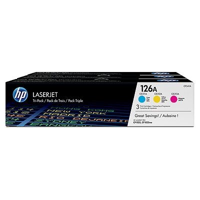 Консуматив HP 126A Cyan/Magenta/Yellow Tri-pack LaserJet Toner Cartridges