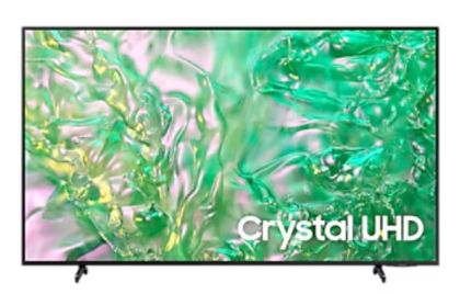 TV Samsung 43" 43DU8072 AI 4K UHD LED TV, SMART, 3xHDMI, 2xUSB, Wi-Fi 5, Bluetooth 5.2, Frameless, Black