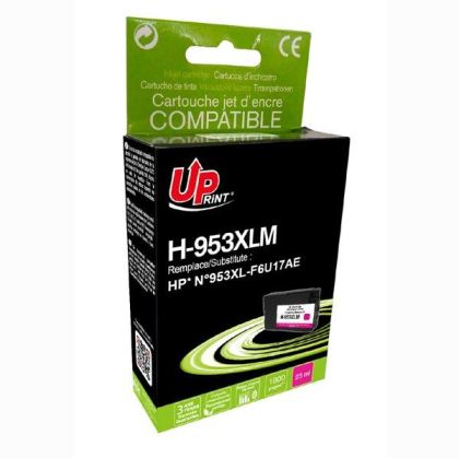 Ink cartridge UPRINT F6U17AE, HP 953XL, OfficeJet Pro 8210/8710/7720, 25 ml, Magenta