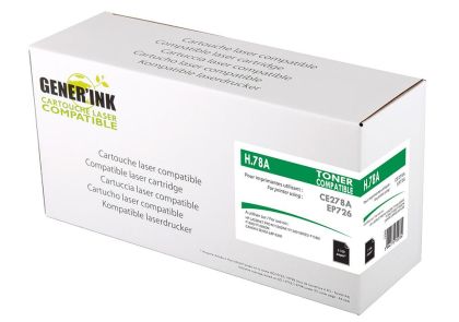 Тонер касета GENERINK CE278A, P1566/P1560/P1600/P1606/M1536/M1530, HP, Черен