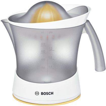 Citrus press Bosch MCP3000N, Citrus press, VitaPress, 25W, 800ml capacity, Automatic start, White