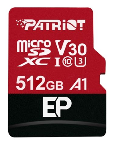 Памет Patriot EP Series 512GB micro SDXC V30