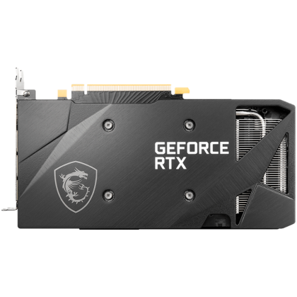 MSI Video Card Nvidia GeForce RTX 3060 VENTUS 2X 8G OC, 8GB GDDR6, 128-bit, 15 Gbps Effective Memory Clock, 1807 MHz Boost, 3584 CUDA Cores, PCIe 4.0, 3x DisplayPort 1.4a, HDMI 2.1, RAY TRACING, Dual Fan, 550W Recommended PSU, Metal Backplate, 3Y