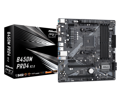 ASROCK B450M PRO4 R2.0 / AM4